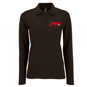 LOT DE 3 POLOS MANCHES LONGUES PERFECT FEMME NOIR PRO&CIE