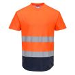TEE-SHIRT HAUTE VISIBILITE RESPIRANT BI-COLORE C395 - PORTWEST