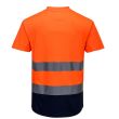 TEE-SHIRT HAUTE VISIBILITE RESPIRANT BI-COLORE C395 - PORTWEST