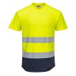 TEE-SHIRT HAUTE VISIBILITE RESPIRANT BI-COLORE C395 - PORTWEST