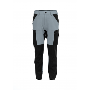 PANTALON DE TRAVAIL E-SUN GRIS/NOIR STRETCH OEKOTEX - EPIC