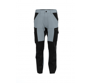 PANTALON DE TRAVAIL E-SUN GRIS/NOIR STRETCH...