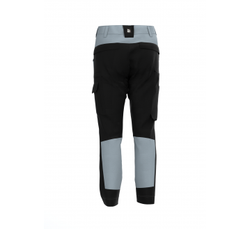 PANTALON DE TRAVAIL E-SUN GRIS/NOIR STRETCH...