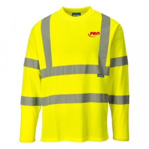 TEE SHIRT MANCHES LONGUES HAUTE VISIBILITE PRO&CIE