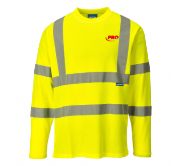 TEE SHIRT MANCHES LONGUES HAUTE VISIBILITE PRO&CIE