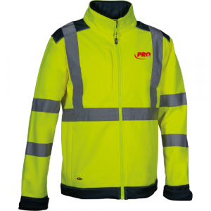 VESTE SOFSHELL HAUTE VISIBILITE PRO&CIE