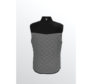 GILET MATELASSE E-CHILL GRIS/NOIR OEKOTEX - EPIC