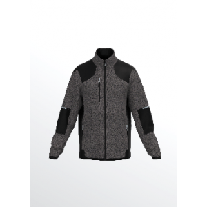 VESTE POLAIRE E-FROST GRIS/NOIR 380GRS OEKOTEX - EPIC