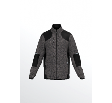 VESTE POLAIRE E-FROST GRIS/NOIR 380GRS OEKOTEX - EPIC